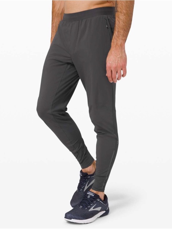 lululemon athletica Other - Lululemon Surge Hybrid Pant Large Gray Nylon Athleisure Athletic Active Casual